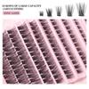 140 пучков D Song Single Tufts False Eyelashes Natural Large Capacity DIY Segmented Multi-hair Grafting Eyelashes