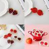 Acetate Elegant Strawberry And Tomato Hair Claw Clips Perfect For Fresh Summer Looks