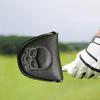Чехол для гольф-паттера типа «молоток» с магнитной застежкой, из искусственной кожи, с рисунком черепа, для вудов, драйвера, фейрвея, гибрида