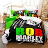 Pościel BoB Marley Pojedyncza Twin Pełna Queen King Rozmiar Zestaw Pościeli Aldult Dziecko Sypialnia Poszewka na Kołdrę Zestawy Drukowane 3D BoB Marley Popularne