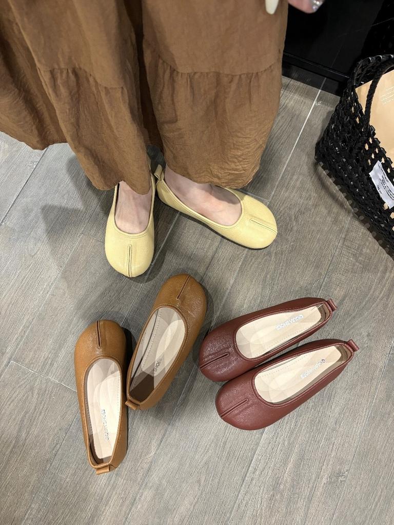 New Pedal Single Shoes Shallow Mouth Pig's Trotters Versatile 2025 Soft Sole Casual Fashion Doudou Grandma Flat Women's Shoes