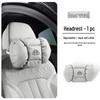 Mercedes-Maybach White Headrest & Lumbar Neck Pillow Set