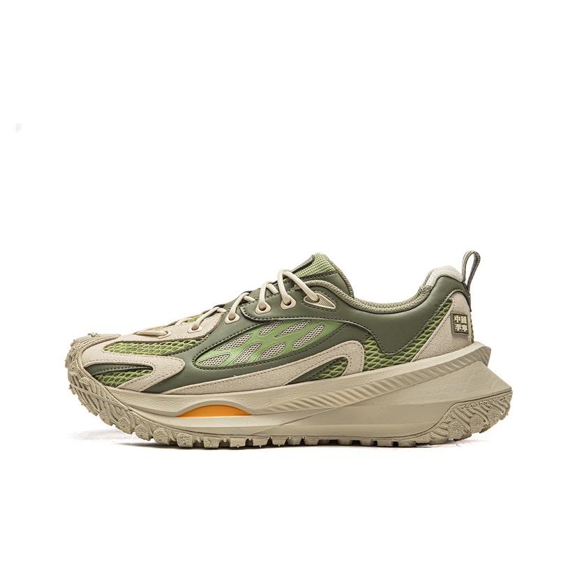 Li Ning Trendy Sports Comfortable Versatile Shock Absorbing Wear Resistant Low Top Casual Shoes Unisex Casual Shoes AZGV289-3