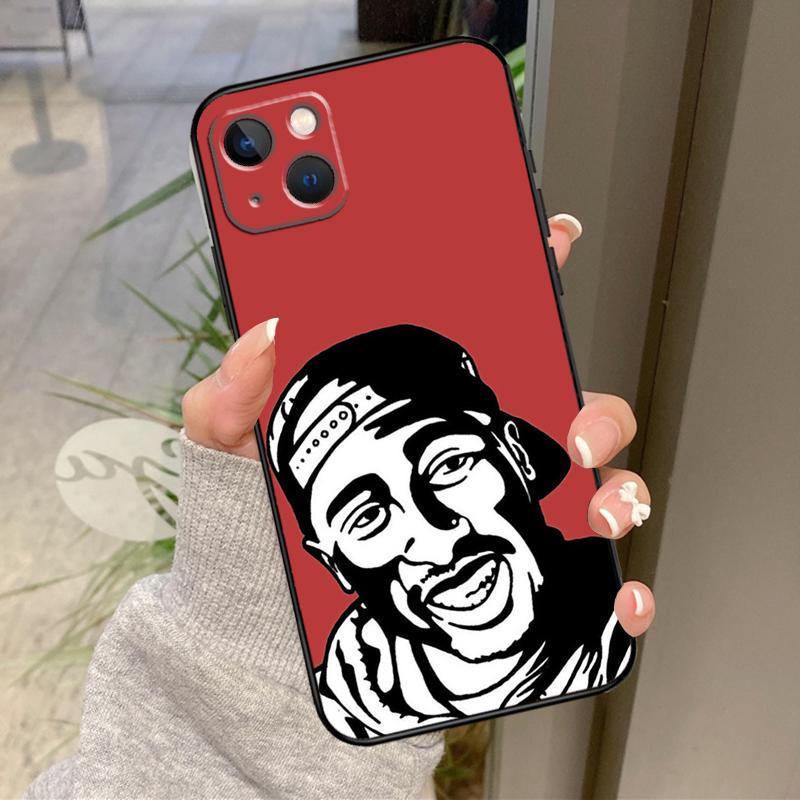 Рэпер 2pac Певец Тупак Чехол Для iPhone 16 Pro Max 15 14 12 11 13 17 Pro Max Plus 12 13 Mini 16e 17 Air Задняя крышка