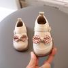 High Top Baby Girl Kintted Sock Shoes Houndstooth Buttefly-knot Toddler Boots for Kids Girls Elegant Newborn Autumn