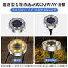 Outdoor Solar Lights, IP68 Waterproof, Recessed Garden Lights, Automatic OnOff, Light Sensor, Solar Panel Charging, High Brightness LED, Easy