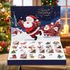 2025 Christmas Advent Calendar Empty Box 24 Days Countdown Fillable Gift Box Christmas New Year Party Kids Surprise DIY Gift