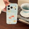 Синий чехол с золотыми рыбками в горошек 3D для iPhone 17 Pro Max 16 Pro 15 14, полноразмерный, противоударный, двухслойный, защитный