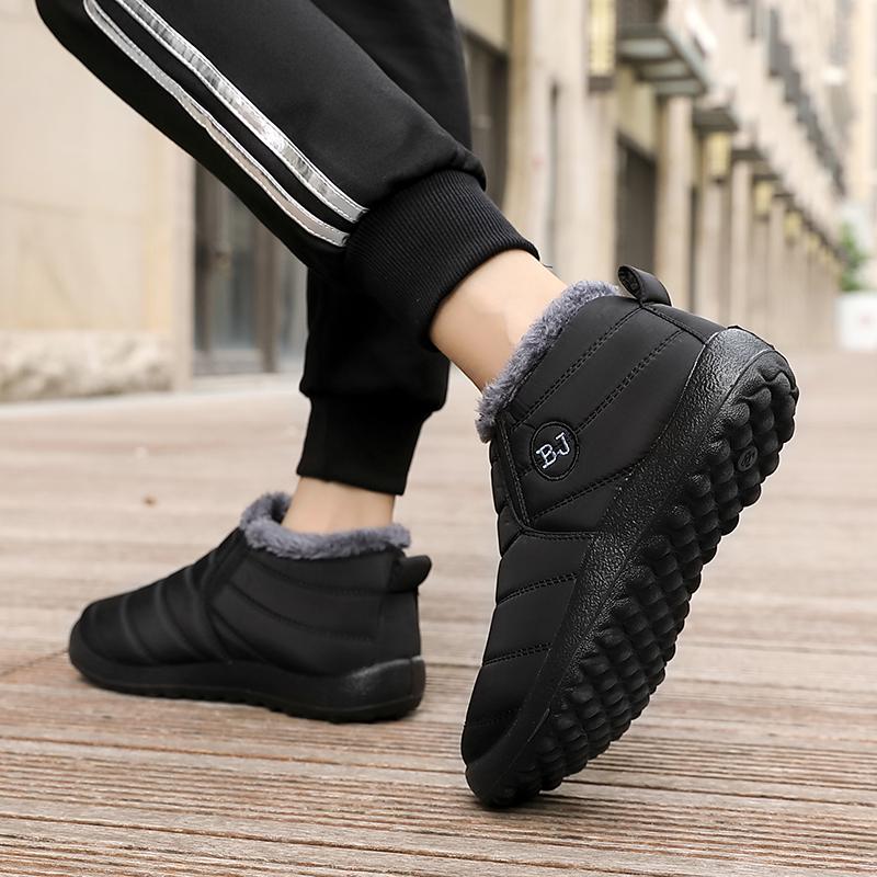 Winter Shoes for Women Waterproof Plush Warmth Large Size Unisex Boots
