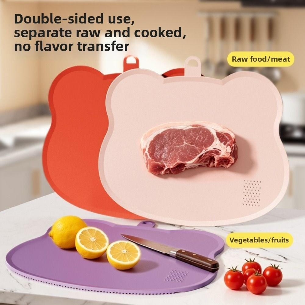 Double-Sided TPU Cutting Board Anti-Bacterial Non-Slip Cutting Mat Daily Cooking