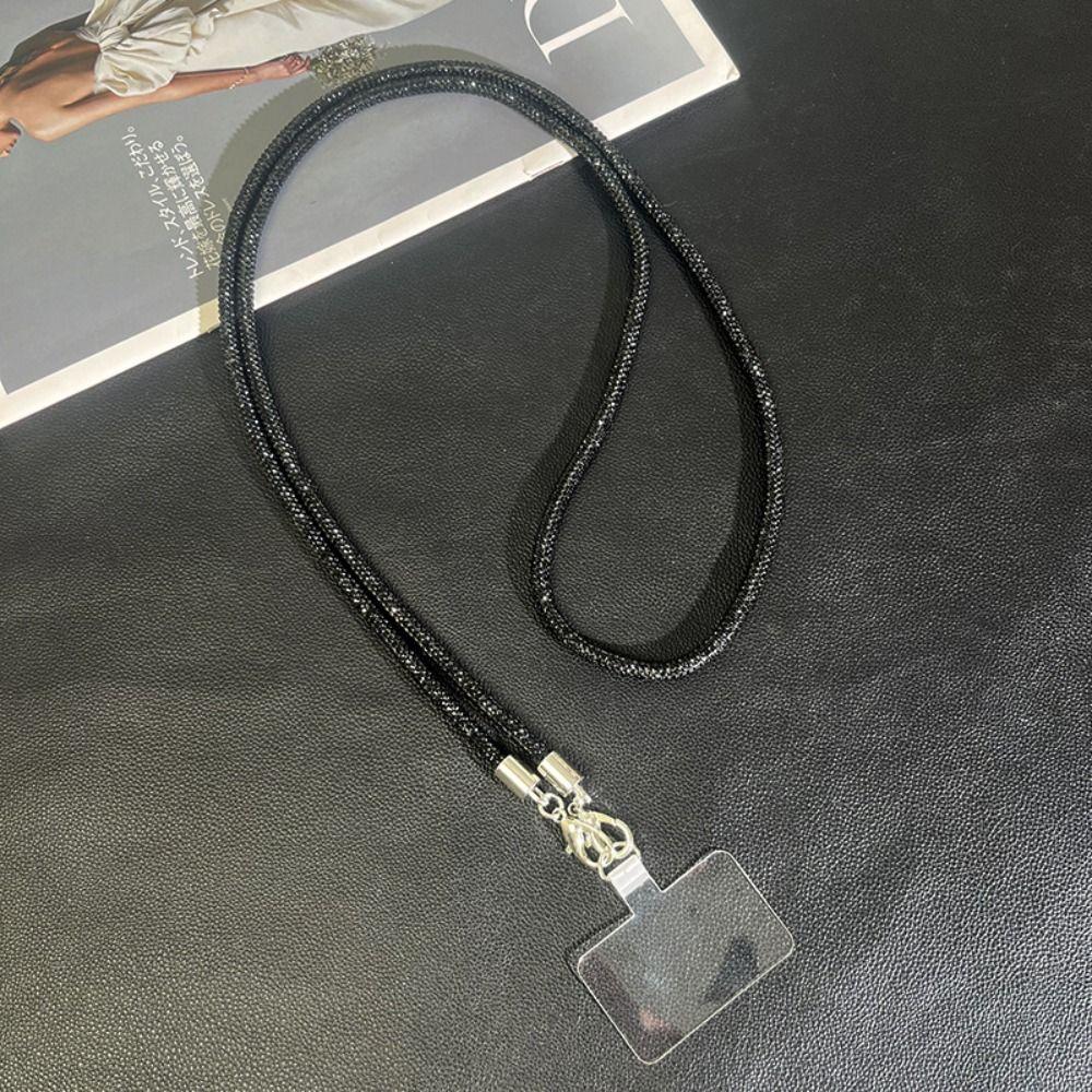 Подвесной шнур, блестящий шнурок для телефона со стразами, длинная цепочка для мобильного телефона для женщин/леди/девушек