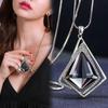 Длинные ожерелья и подвески для женщин Maxi Collier Femme геометрическая цепочка модное ожерелье эффектный воротник аксессуары ювелирные изделия 2024
