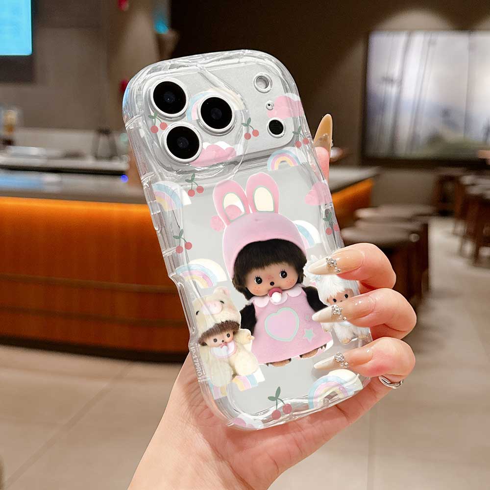 Милый Чехол для Телефона Ins M-Monchhichis Для Samsung Galaxy A17 M16 A56 A36 A26 A16 A06 A15 A54 A34 A24 A14 A04 A13 A73 A53 4G 5G