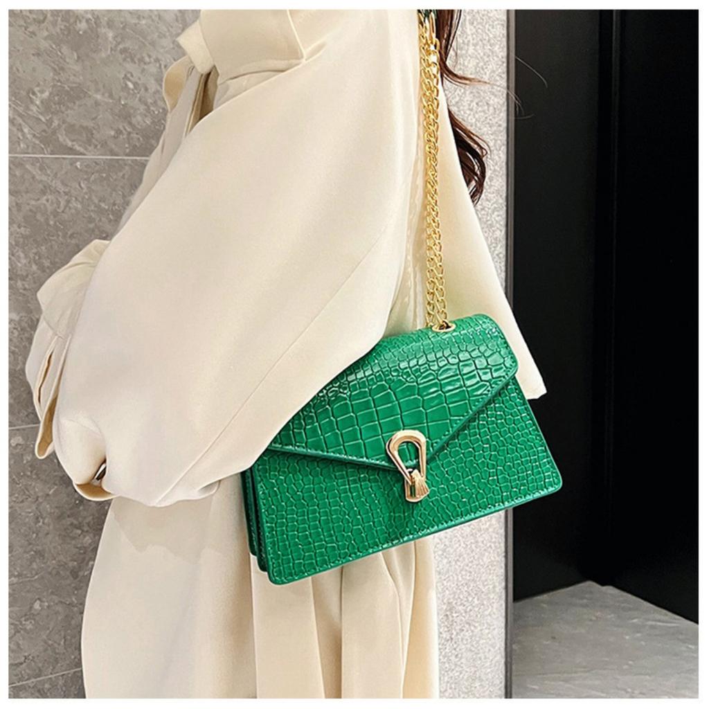 Женская модная сумка кроссбоди из искусственной кожи с узором змеиного принта цвета розовой розы, роскошная сумочка, на подкладке, с цепочкой-ручкой