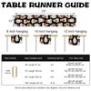 Halloween Spooky Ghost Dog Table Runner Jack O Lantern Pumpkin Bat Kitchen Dining Table Decoration for Halloween Party Decor