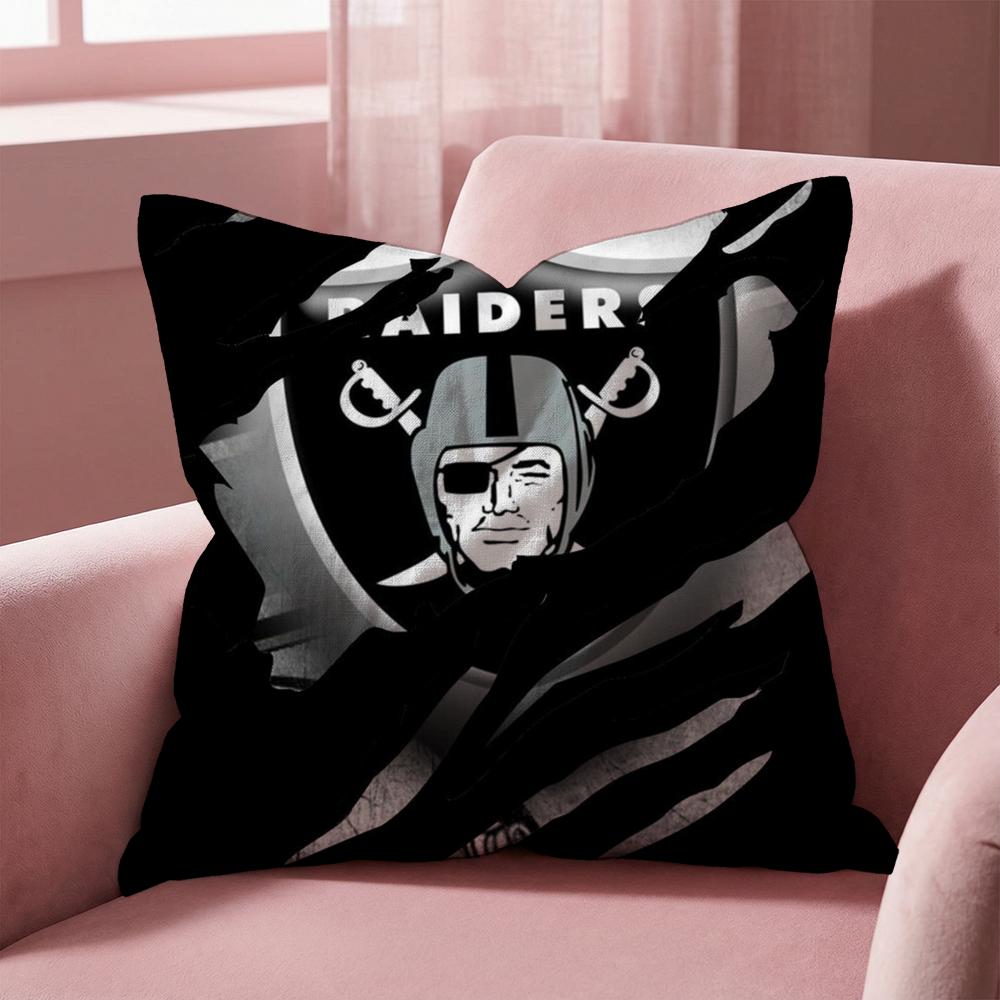 Oaklands RRaiders Logo Cushion Cover MultiScene Pillow Cover for Home Car Reversible Soft Durable for Daily Use