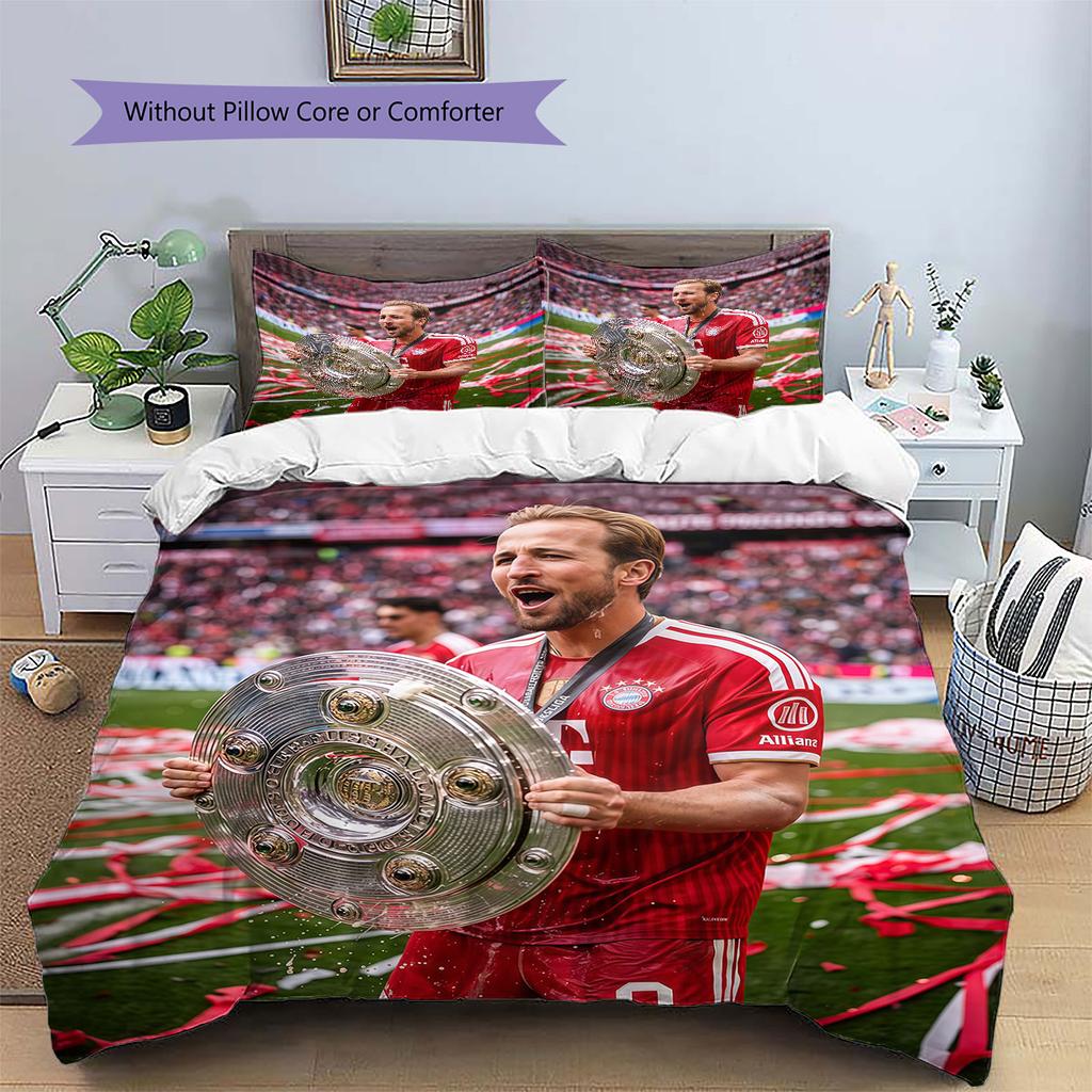 Kane9 Pattern Bedding Home Decoration Birthday Gift (1 * duvet cover + 2 * pillowcase, without core),fan merchandise.