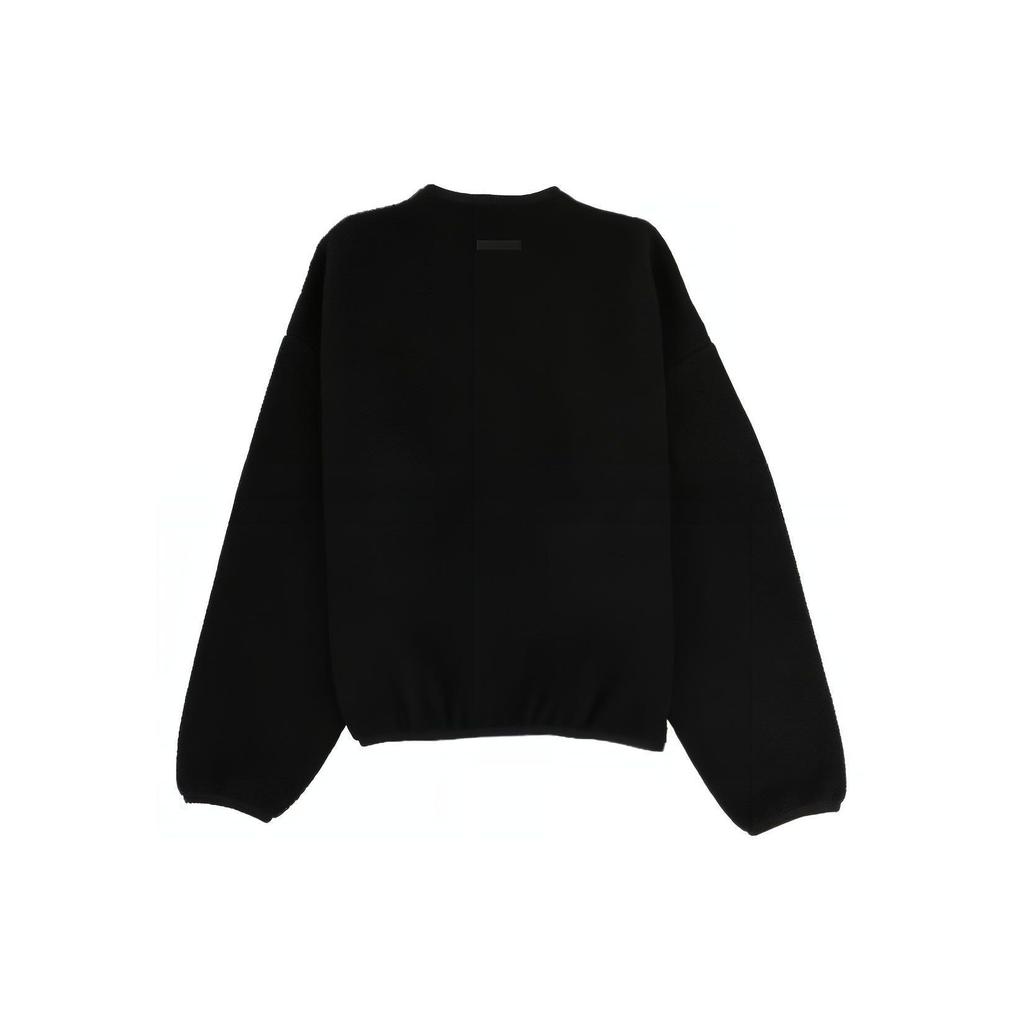Fear of God Essentials Crewneck Sweater Jet Black Men Tops 192SP244704F