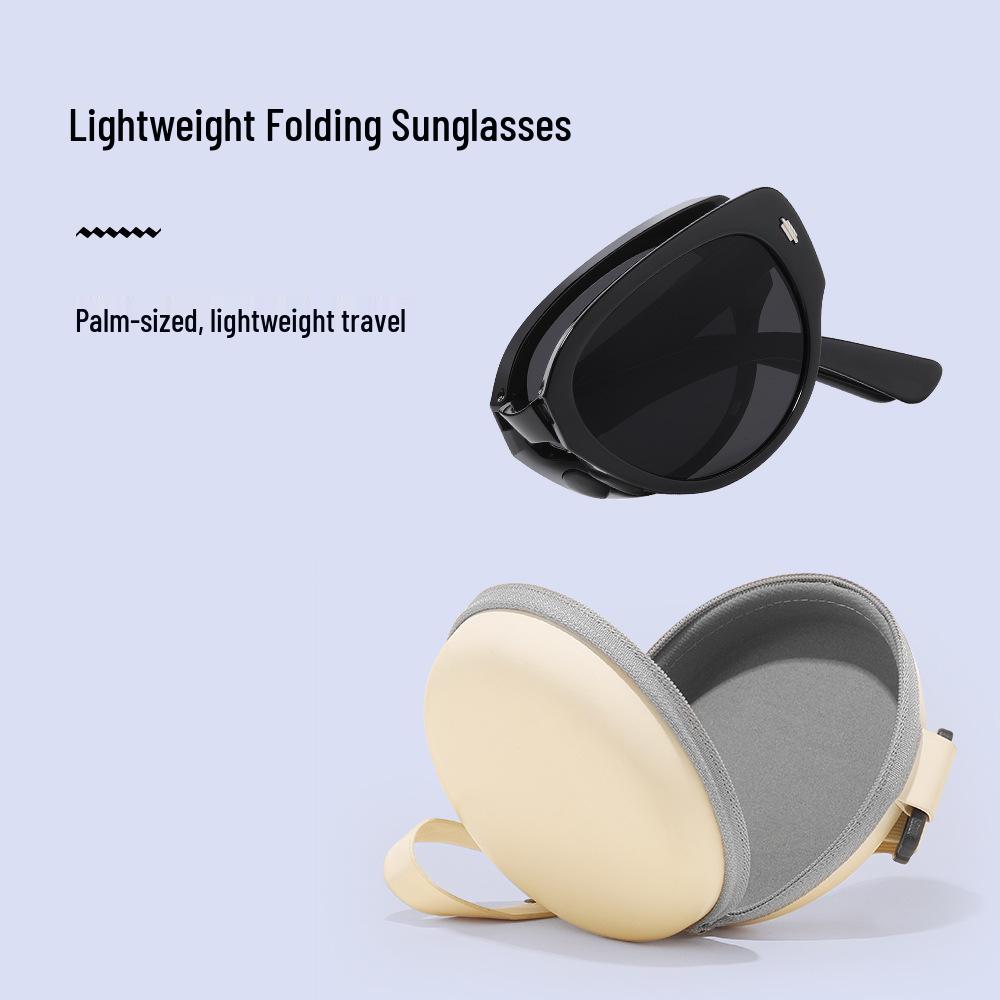UV Protection Foldable Women's Sunglasses - Lightweight, Fashionable & Compact for Summer