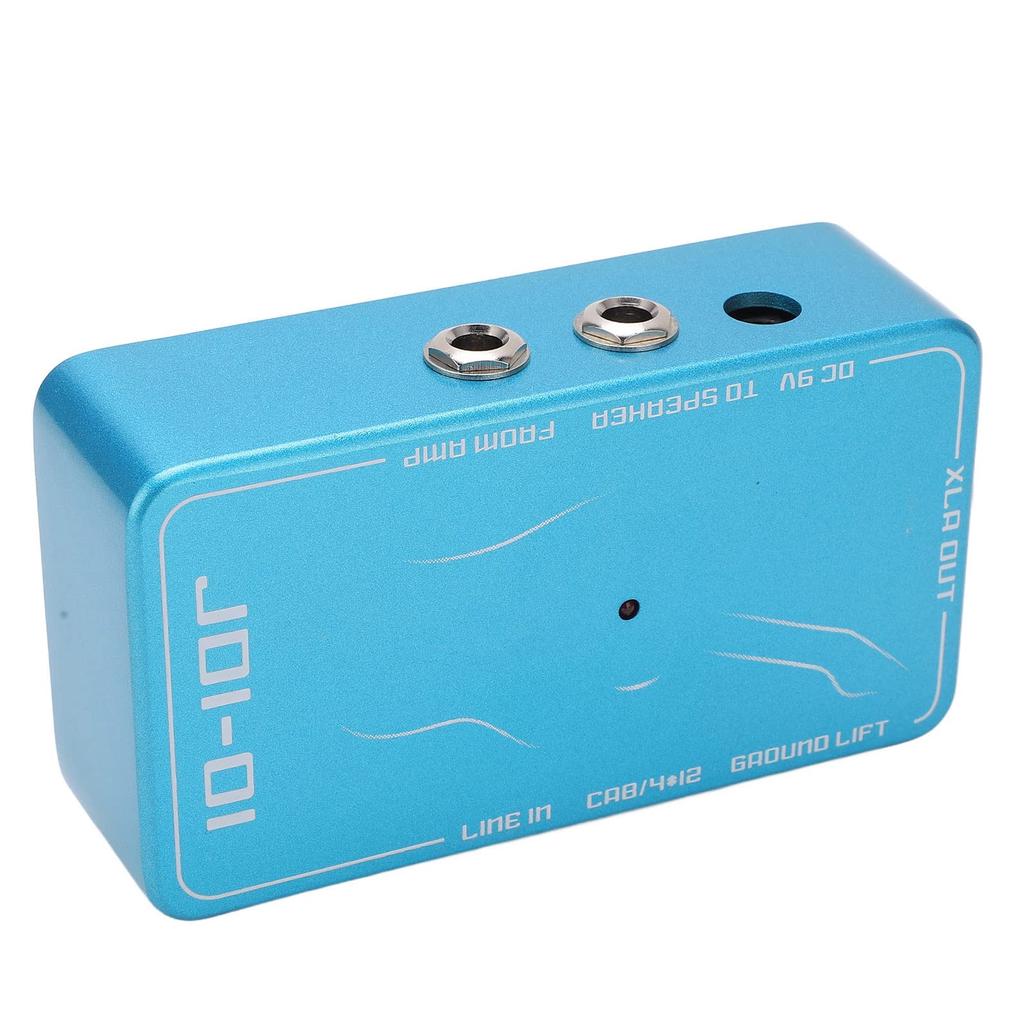 Walfront JDI-01 Пассивный директ-бокс, Аналоговая педаль эффектов для электрогитары с динамиком, Функция симуляции усилителя, Балансный XLR-выход 600 Ом,