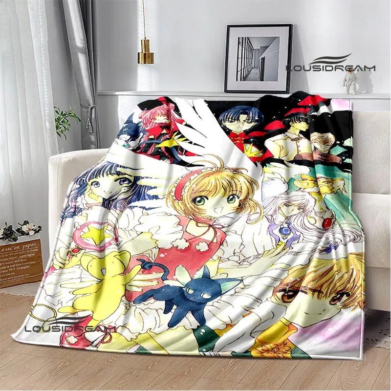 Card Captor Sakura Cartoon blankets fashion blankets Warm Flannel Soft Comfortable Blanket Home Travel Blanket Birthday Gift