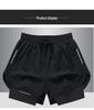 Men's Quick-Dry Double Layer Breathable Running Shorts