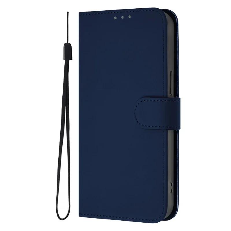 Для MOTO G85 G75 G55 Чехол Книжка на Для Coque Motorola Moto G85 G75 G55 G45 G35 G15 Power G05 Однотонный Кожаный Чехол Funda