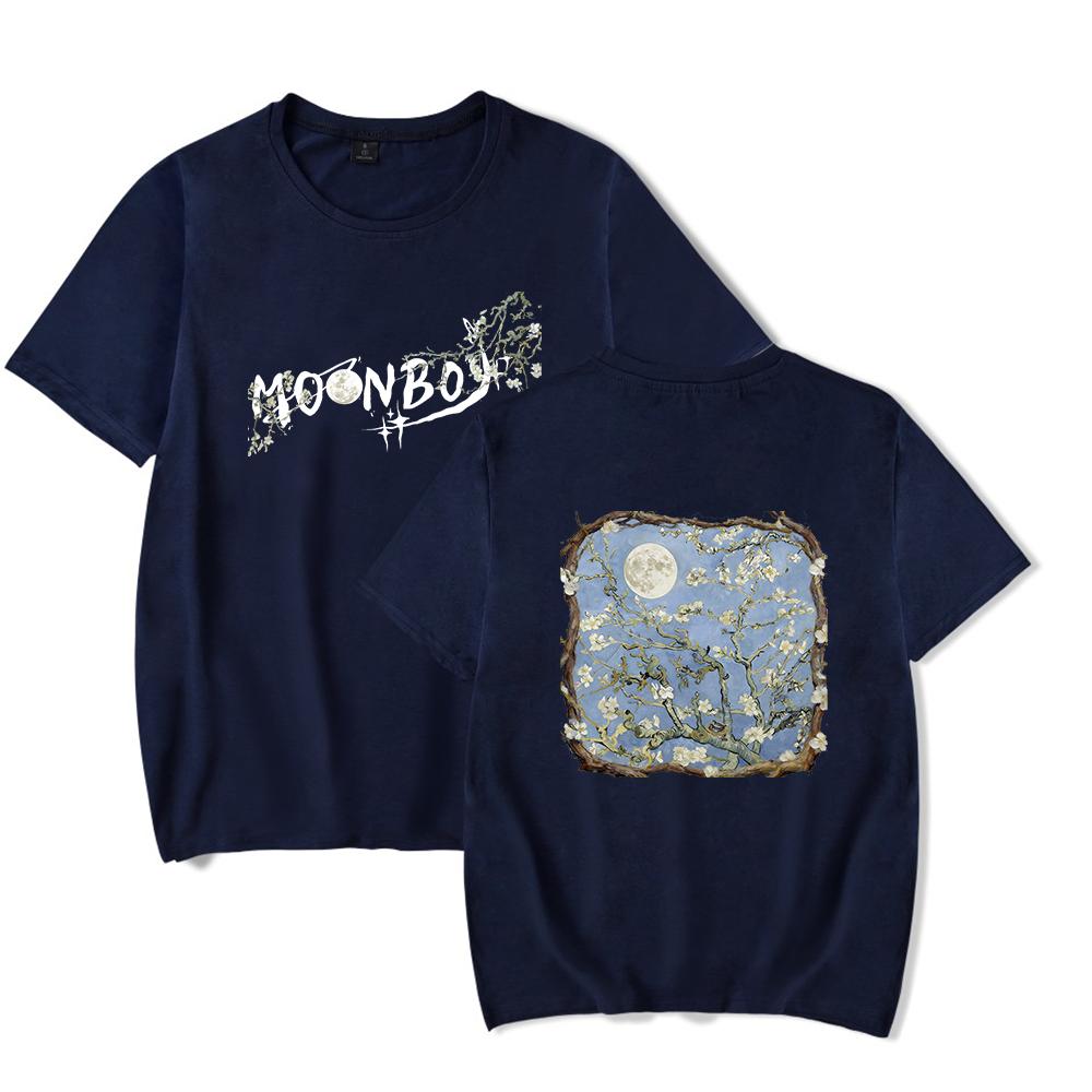 Футболка JVKE Moonboy с принтом из альбома Крутые топы унисекс и женские Streetwear