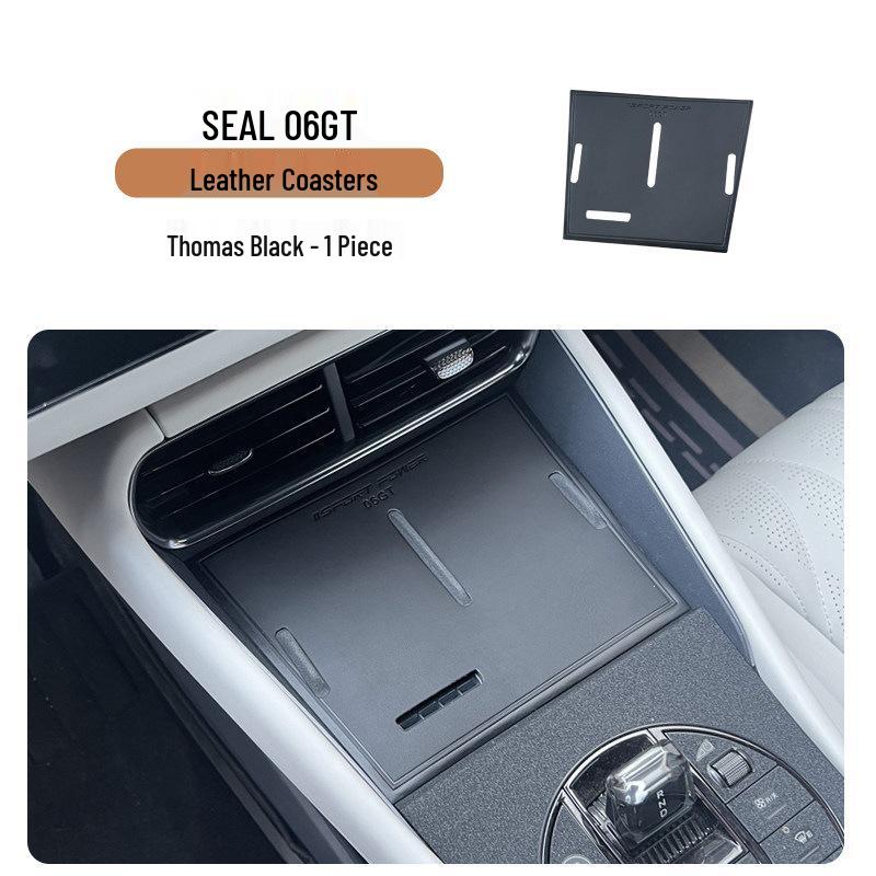 Силиконовая противоскользящая подставка с беспроводной зарядкой для BYD Seal 06 GT