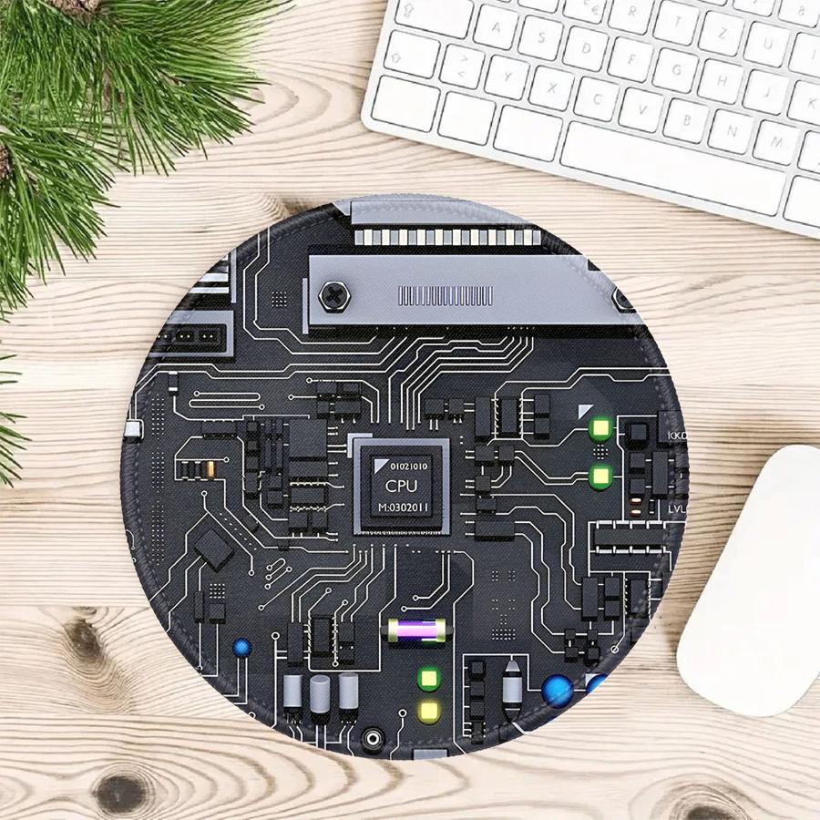 1 шт. Коврик для мыши Компьютерный Laptop Pad Настольные аксессуары Игровая консоль Pad Офисный Pad Клавиатура Мышь Pad оверлок Черный Чип