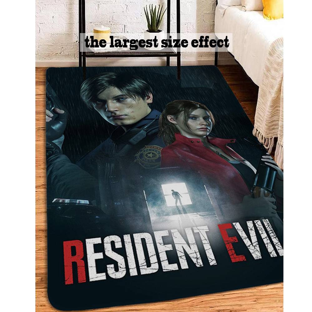 1PC Game R-Resident Evil Bathroom Mat Kids Room Bedroom Decoration Balcony Anti-Slip Doormat Living Room Welcome Rug