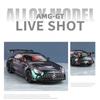 1/24 Mercedes Benzs AMG GT Alloy Miniature Car Diecast Metal Scale Model Car Sound and Light Collection Children Toy Vehicles Gifts