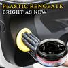 Plastic Renovate Wax - Blackening & Brightening Agent for Car Interiors & Exteriors, Tire Repair & Maintenance Cream, Rubber