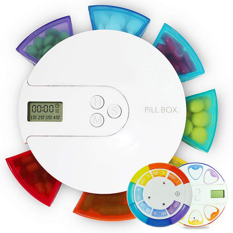 7-дневная таблетница-будильник-DIY цифровая маленькая карманная таблетка-таблетка для лекарств