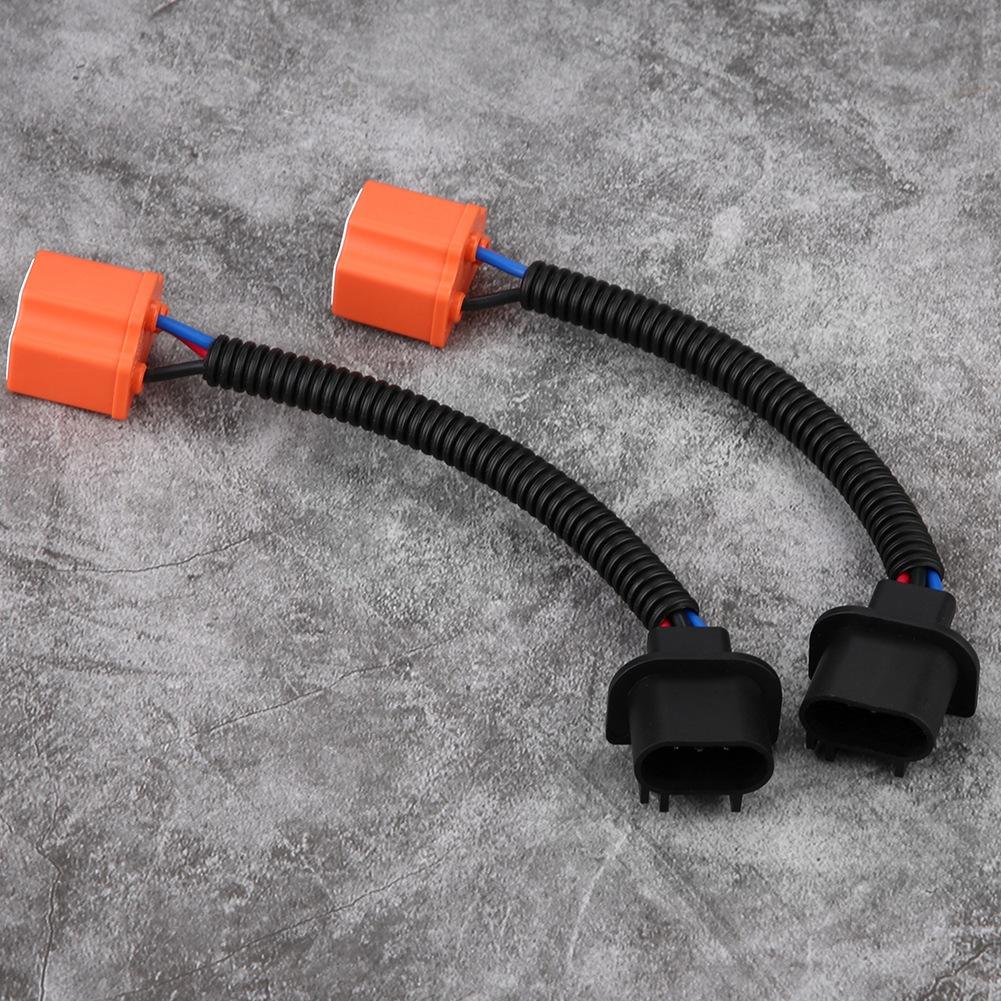 2 шт. H13 9008 к H4 9003 Hb2 Адаптер Кабель для преобразования фары Гнездовой Светодиодный свет