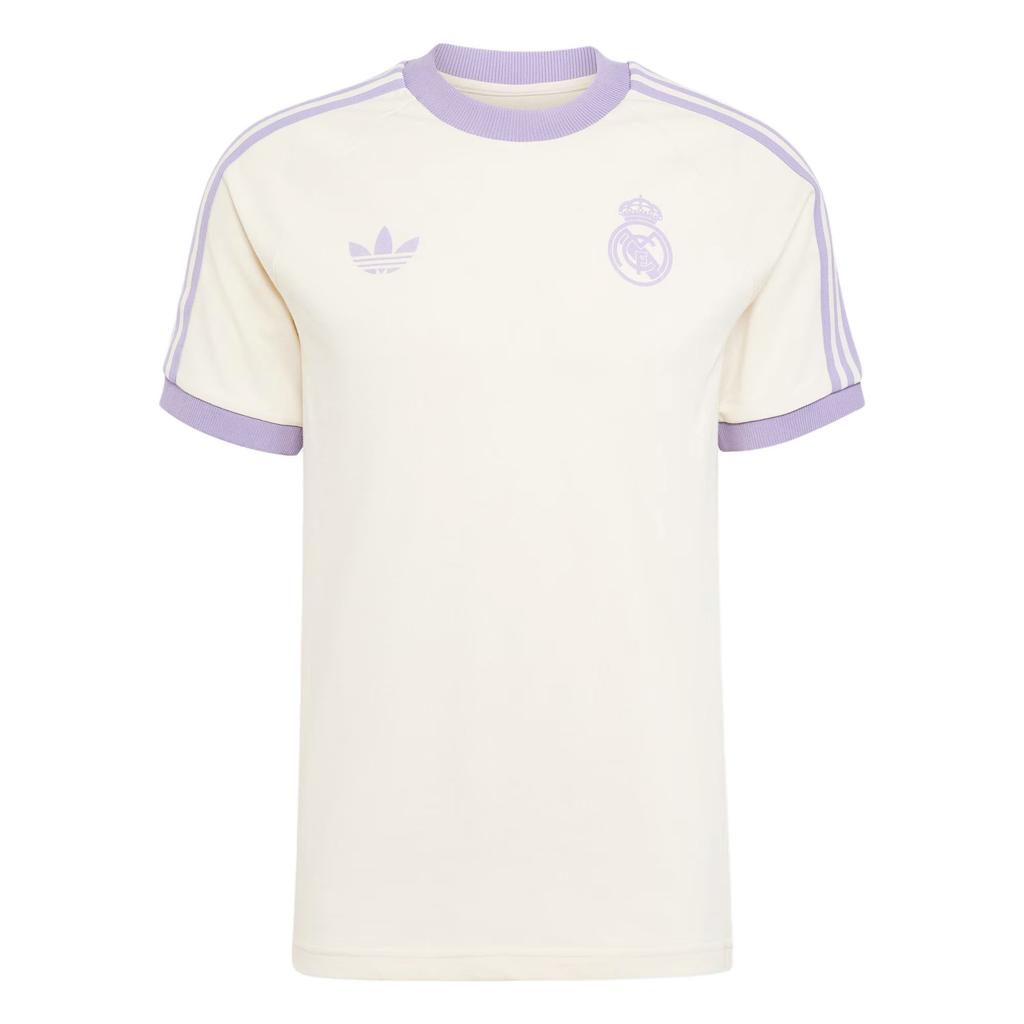 adidas Оригиналы Бесплатная доставка С AdiClub Реал Мадрид Adicolor Classics Футболка с 3 полосками IY0057-