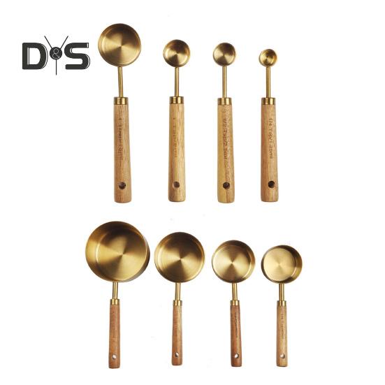 4 шт., набор мерных ложек без заусенцев, многоразовые прочные мерные ложки, весы, инструмент для бармена для кофе