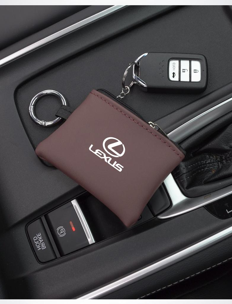 Кожаный чехол для ключей автомобиля Брелок Мини-сумка для хранения Аксессуары Для Lexus F SPORT ES RX NX LS UX LM LX GX LC RZ IS CT GS RC HS SC LBX