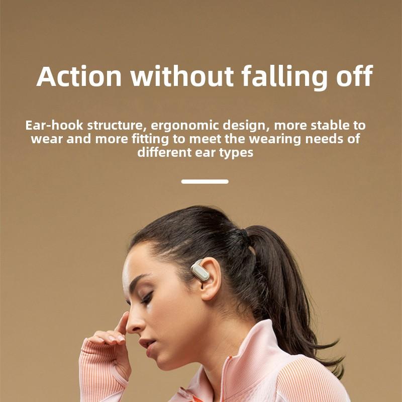 Наушники Earless OWS Bluetooth, спортивные наушники с длительным сроком службы и шумоподавлением