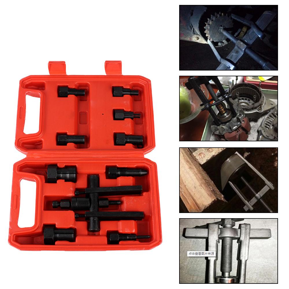 Seal Driver Installer Motorcycle Bearing Disassembly Tools 10 Pcs/Set Aluminum Wheel Bearing Kit Remover Automotive Tools