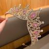 Crystal Bridal Crown Cosplay Royal Princess Crown Fashion Queen Crown  Wedding Accessories