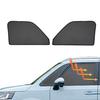 Cartist 2025 Latest Model Mesh Mesh Curtains for Honda Step WGN Blackout Car UV Light Instructions Easy Interior 2 Panels High-Density &
