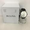 Б/у аналоговые часы BULOVA (с автоподзаводом) 96C130 с коробкой кожаный ремешок