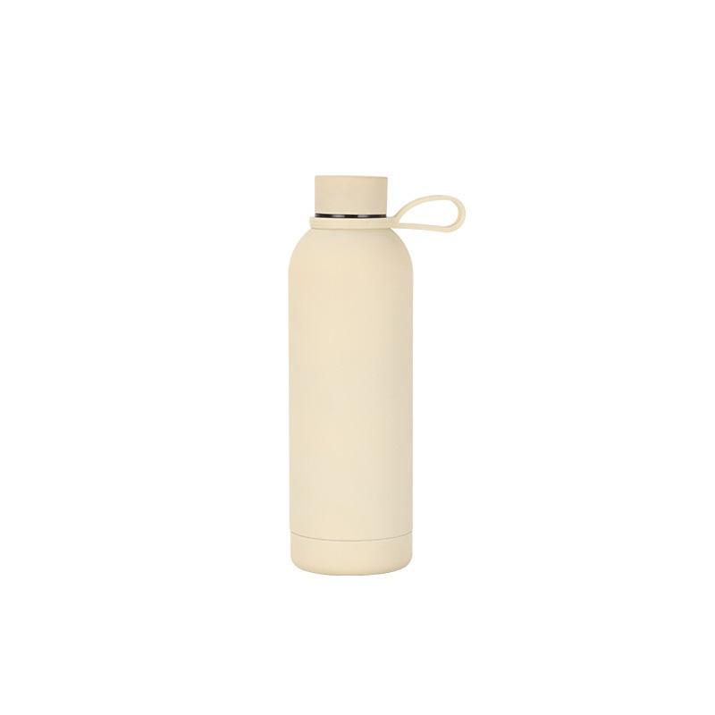Stainless Steel USA Style Small Mouth Bottle Outdoor Sports Portable Thermos Cup Lifting Ring Water Bottle