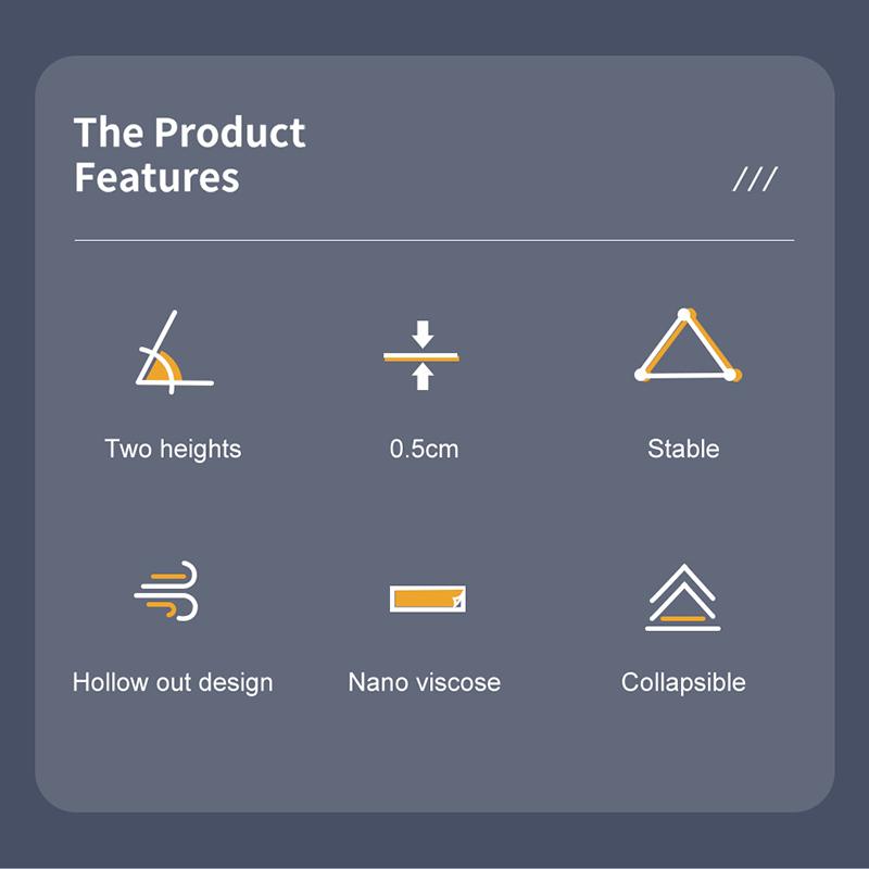 Подставка для ноутбука Oatsbasf, аксессуары для ноутбуков, планшетов, подставка для MacBook Pro, мини-складная подставка для ноутбука, портативный держатель, охлаждающая подставка