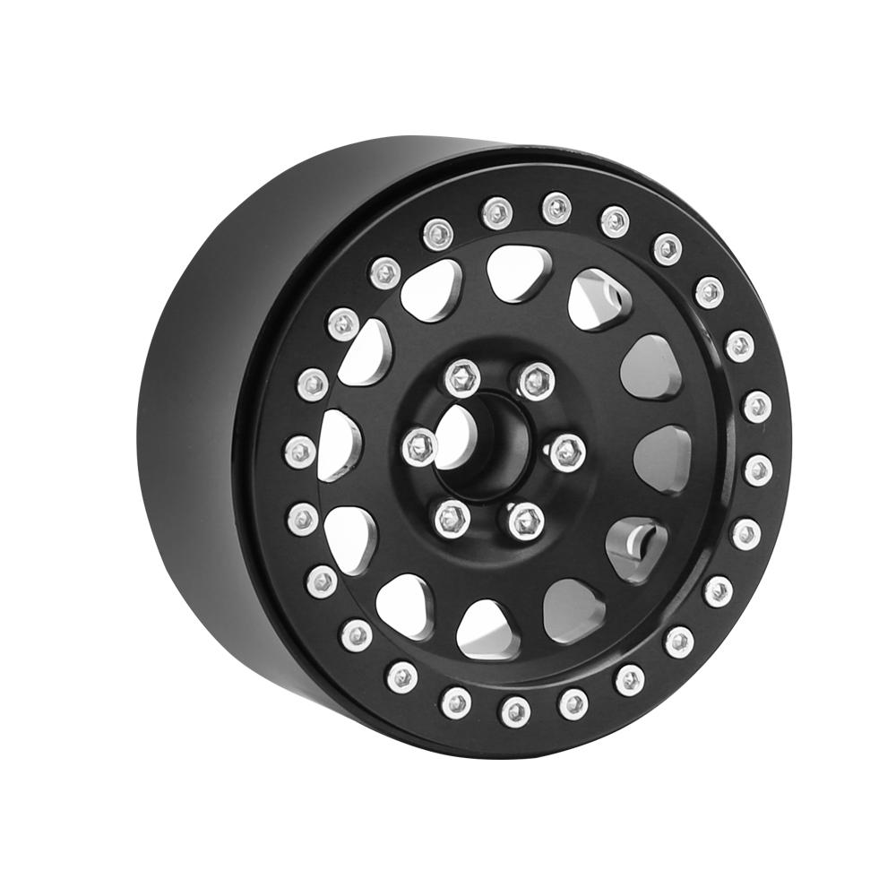 1/10 RC Crawler CNC Aluminum Alloy 2.2" Beadlock Wheels Rim for TRX4 TRX6 D90 Axial SCX10 Wraith Capra 1.9 RGT EX86100