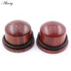 Alisouy 2PCS натуральное дерево твердые пули цилиндрические ушные калибры конические заглушки туннельный расширитель растяжитель серьги пирсинг украшения для тела