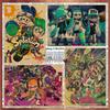 Аниме-постер Splatoon Warriors - Ретро-настенное искусство на крафт-бумаге для игровых комнат и кафе