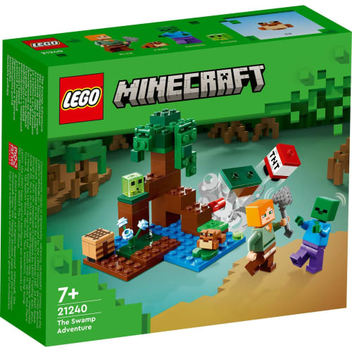 LEGO Minecraft Swamp Adventure Игрушка Подарок на день рождения Блок Рождество Мальчики Девочки Дети 7 лет 8 лет 9 лет Начальная школа Minecraf