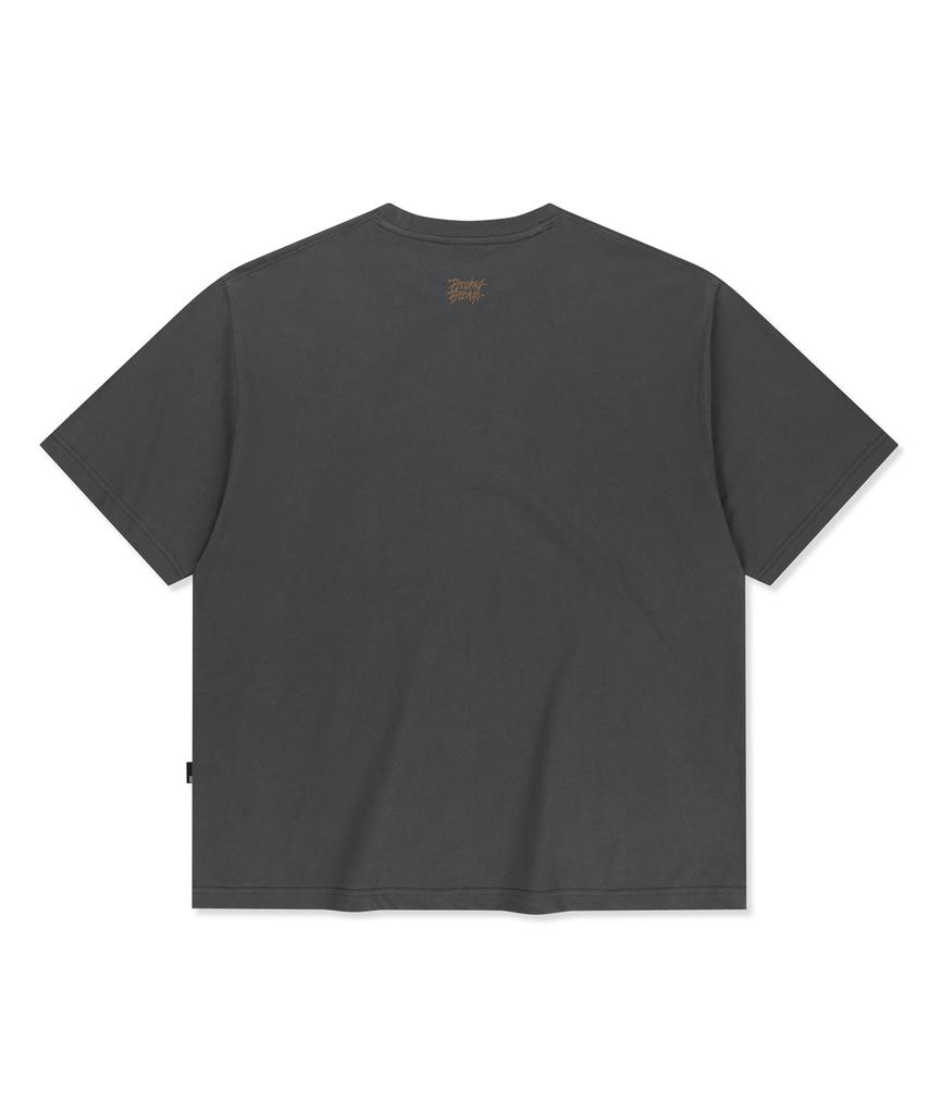 BROWNBREATH Motor Graphic Tee - Charcoal